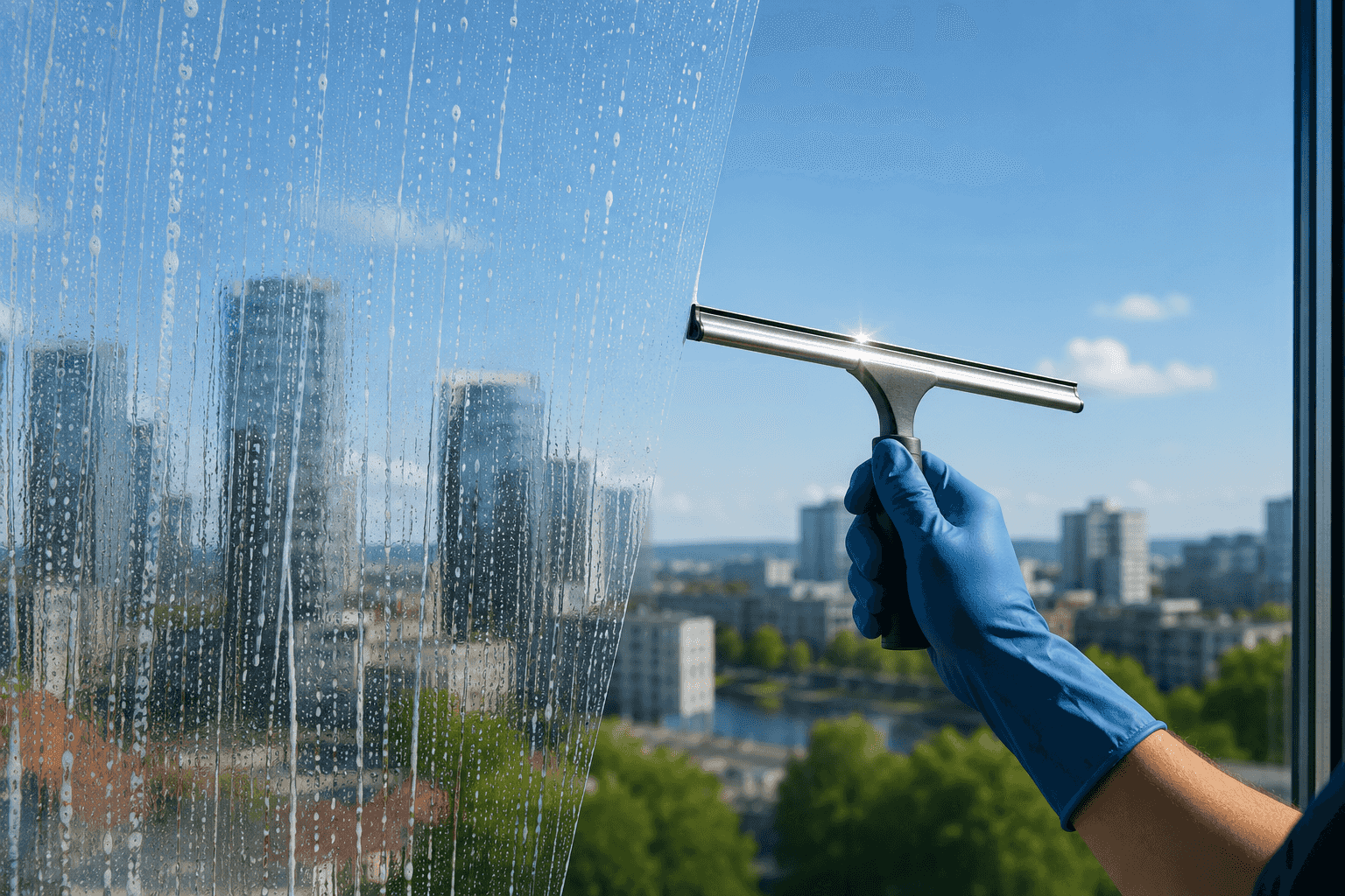 Streak-Free Windows: Why Professional Glass Cleaning Beats DIY